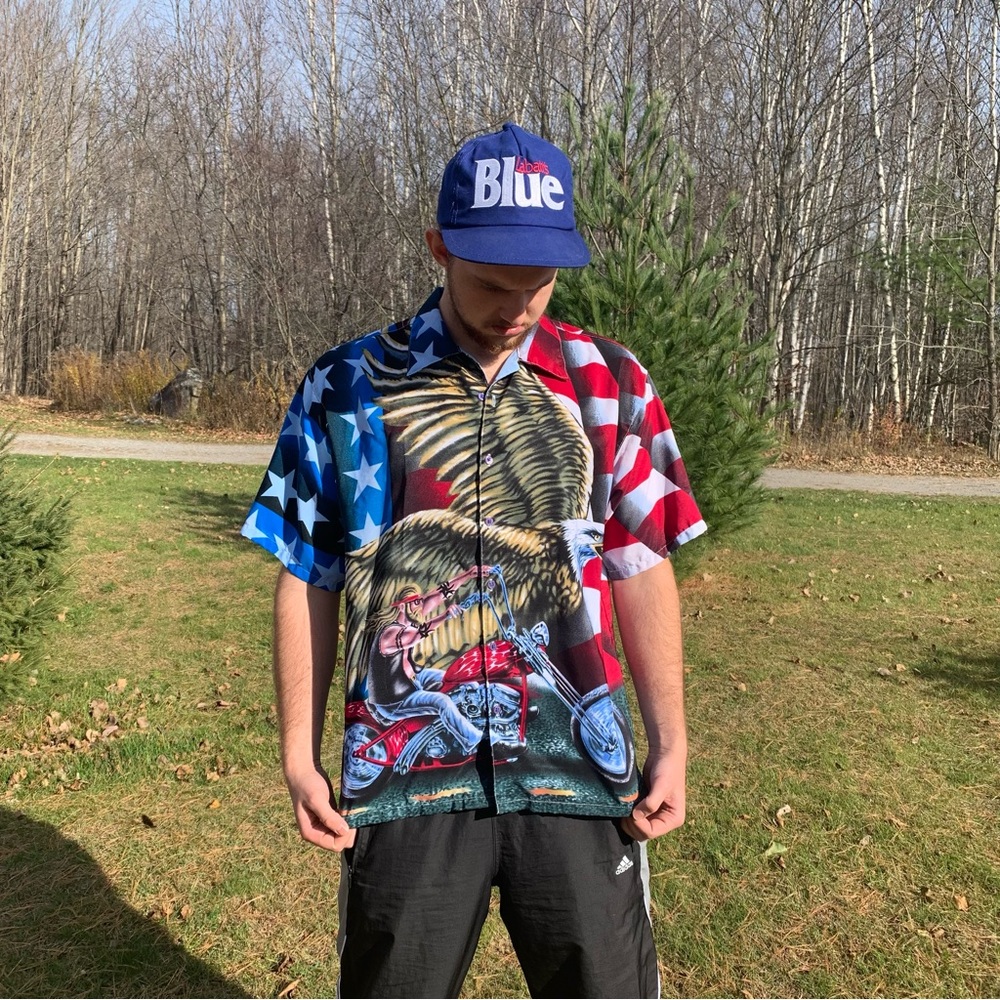 Vintage Steve and Barry’s Club Shirt America Chopper
